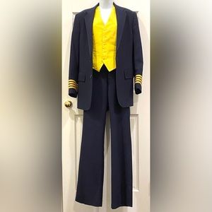 M&H blue Ladies military pants